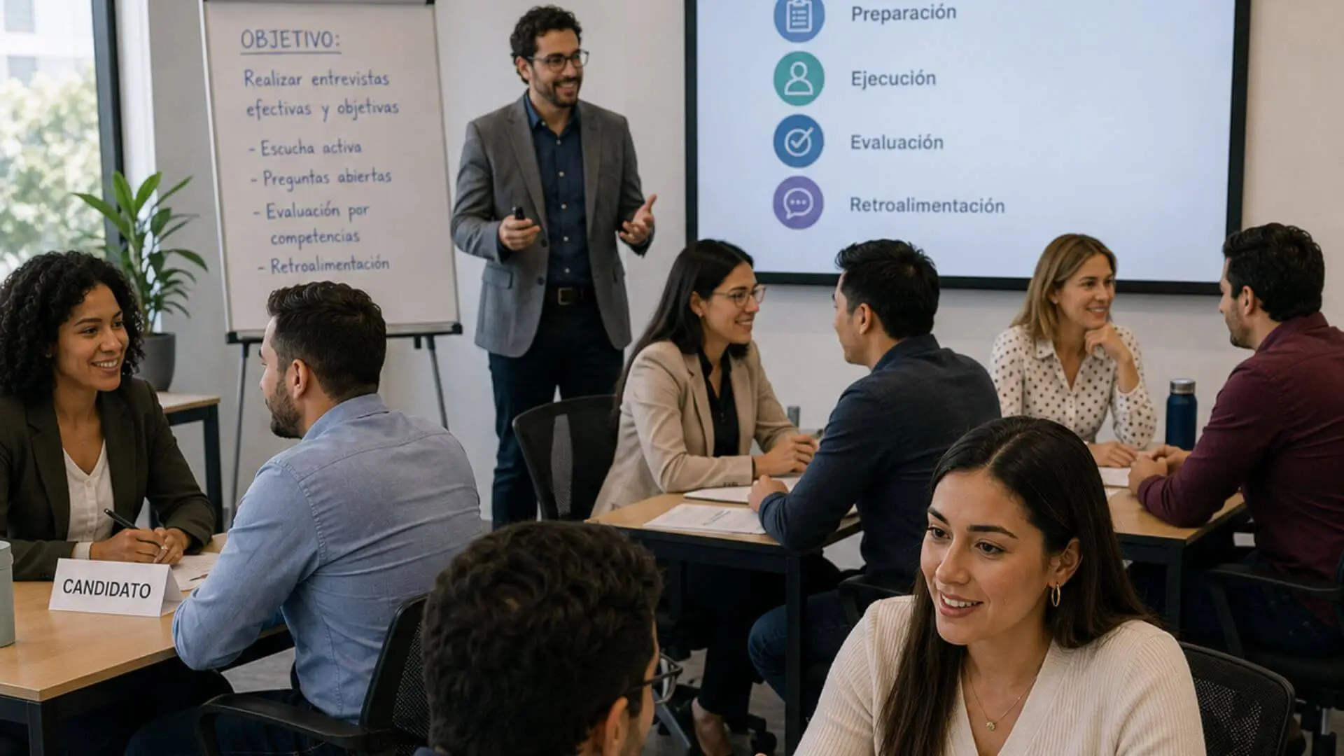 Formación de entrevistadores: menos sesgos y mayor consistencia
